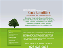 Tablet Screenshot of kensrototilling.com